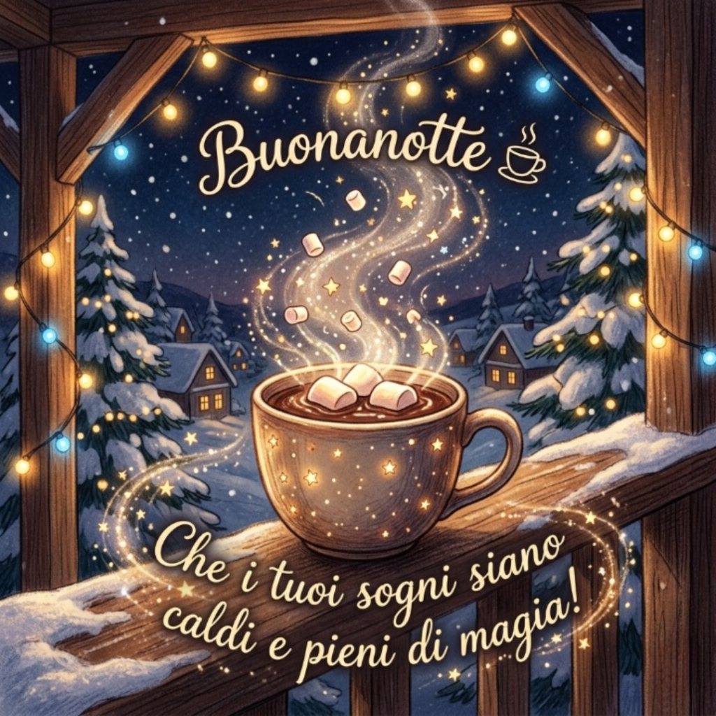Che i tuoi sogni siano caldi e pieni di magia!