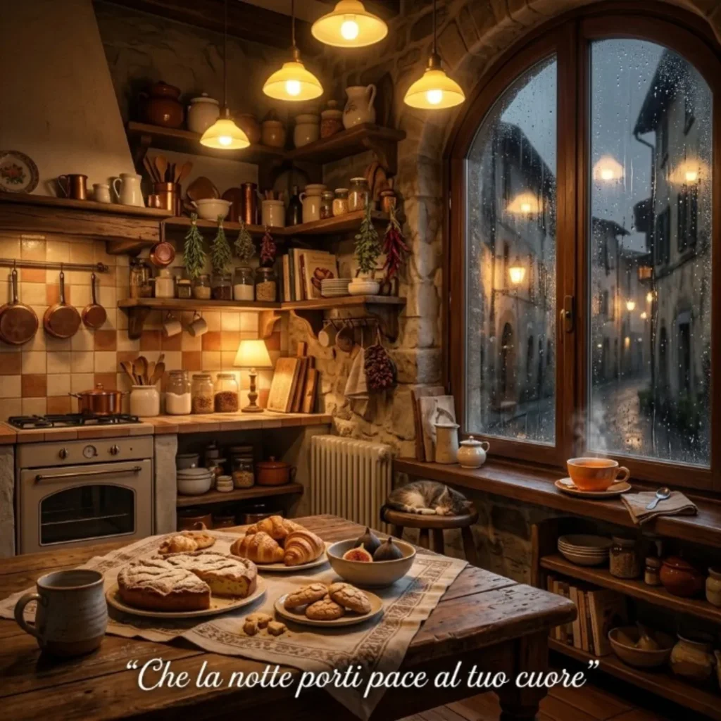 Che la notte parti pace al tuo cuore