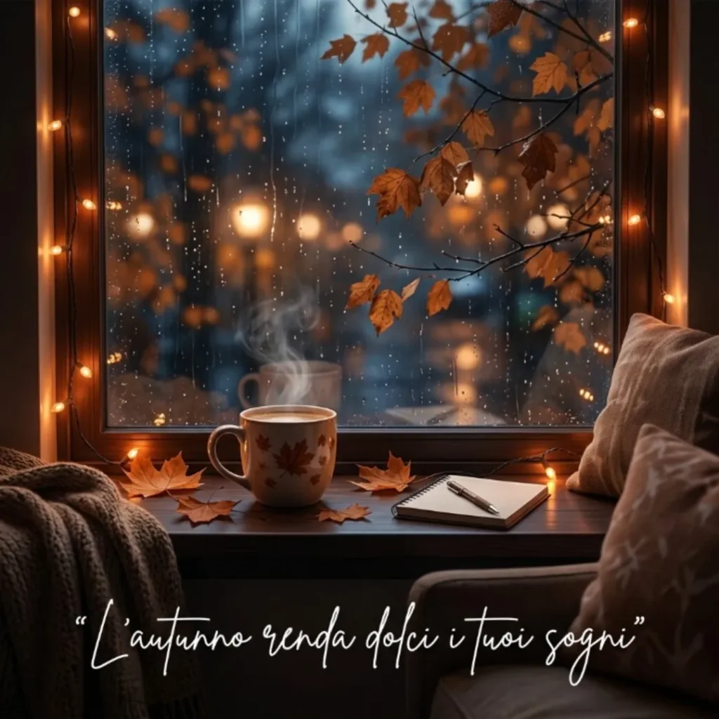 L’autunno renda dolci i tuoi sogni