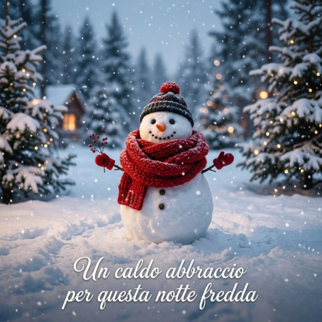 Un caldo abbraccio per questa notte fredda