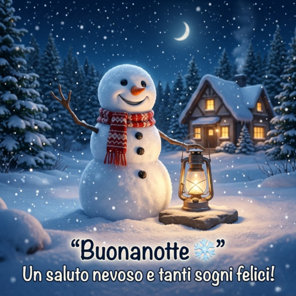 Un saluto nevoso e tanti sogni felici!