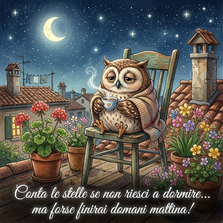 Conta le stelle se non riesci a dormire... ma forse finirai domani mattina!