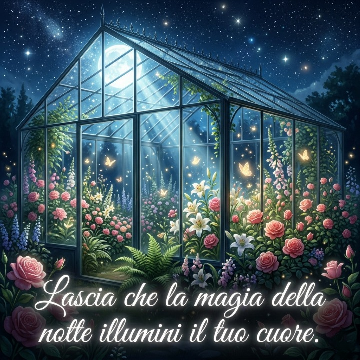 “Lascia che la magia della notte illumini il tuo cuore.”