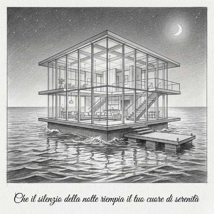 “Che il silenzio della notte riempia il tuo cuore di serenità.”