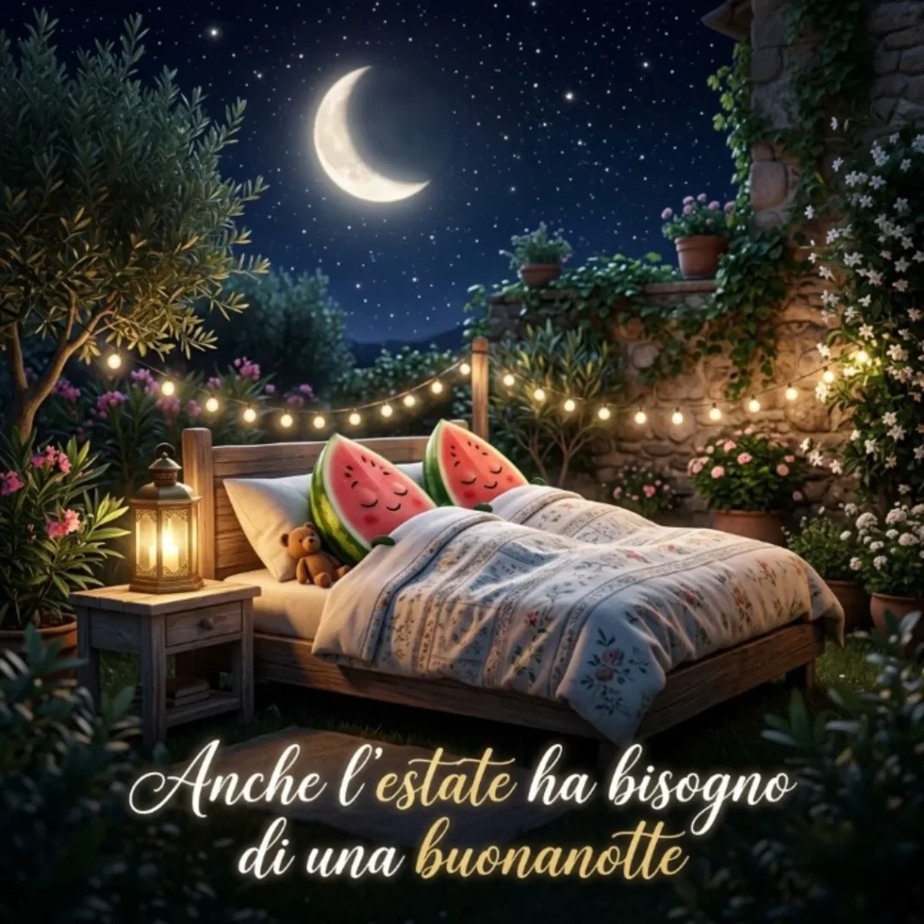 “Anche l’estate ha bisogno di una buonanotte