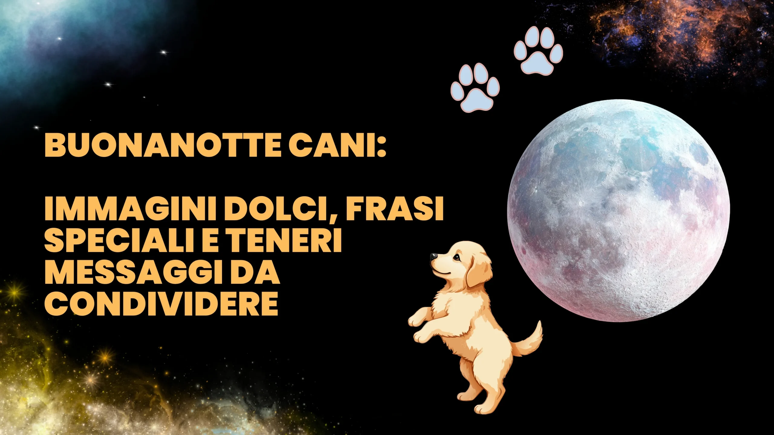 Buonanotte Cani_ Immagini Dolci, Frasi Speciali e Teneri Messaggi da Condividere