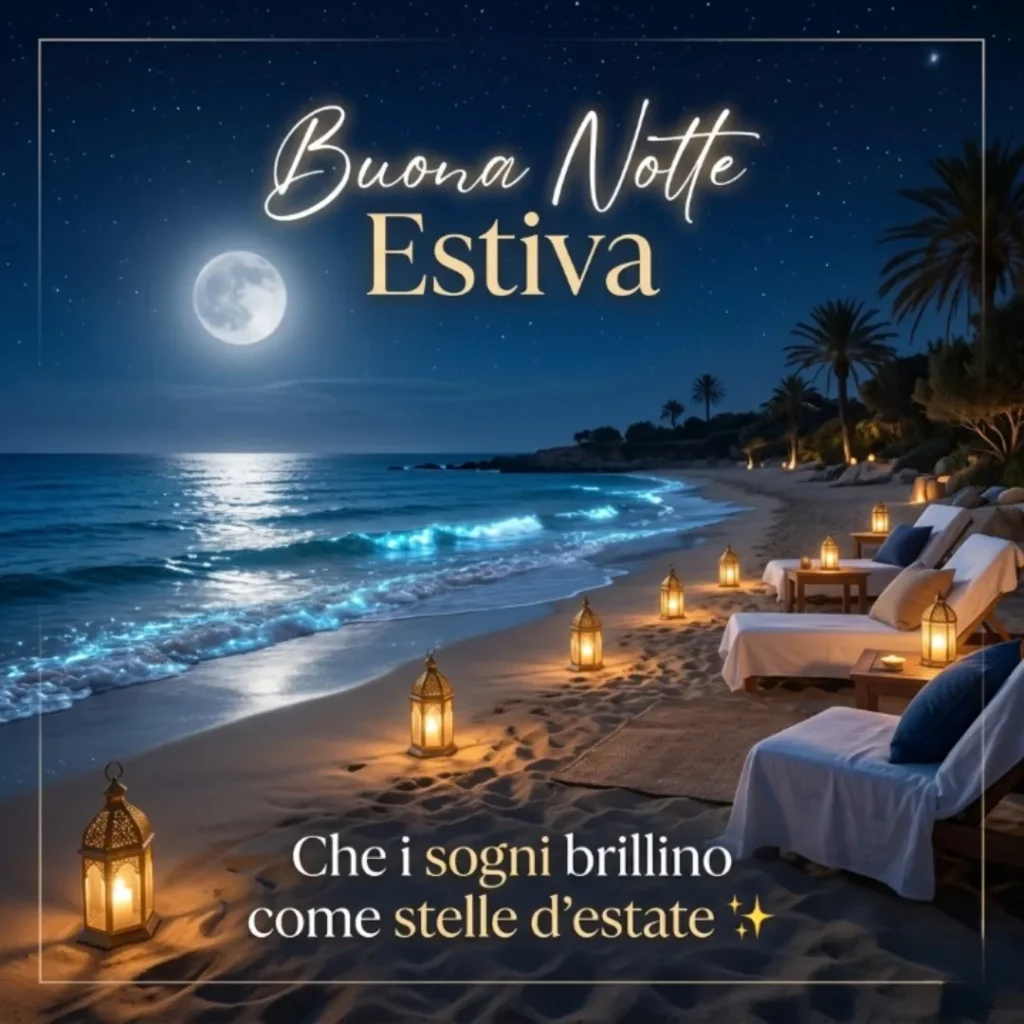 “Che i sogni brillino come stelle d’estate ✨”