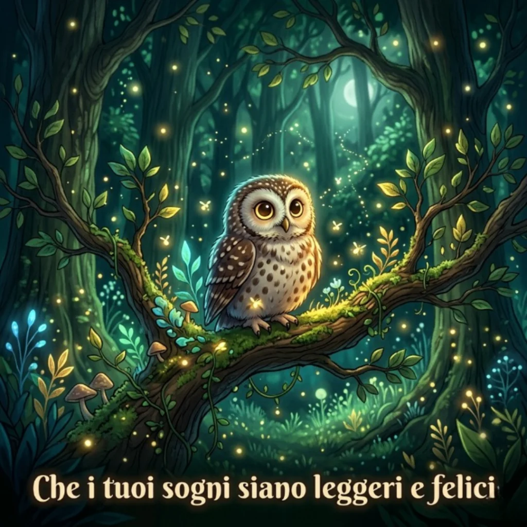 Che i tuoi sogni siano leggeri e felici
