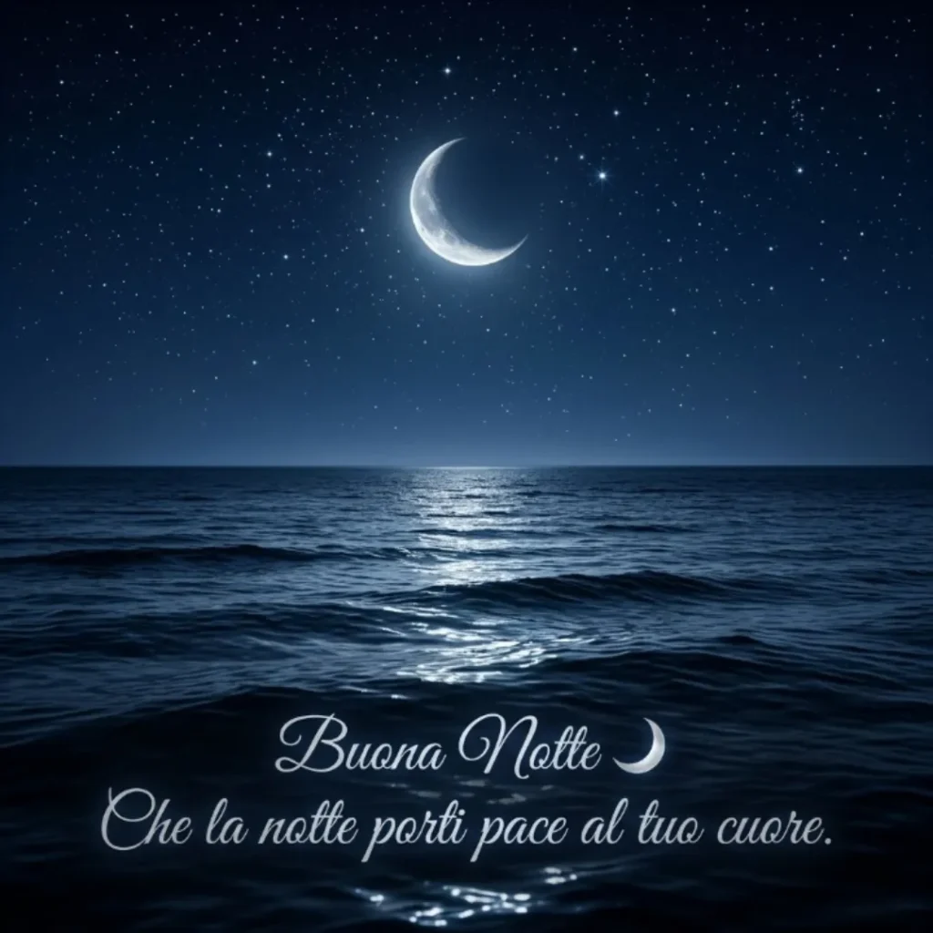 Che la notte porti pace al tuo cuore