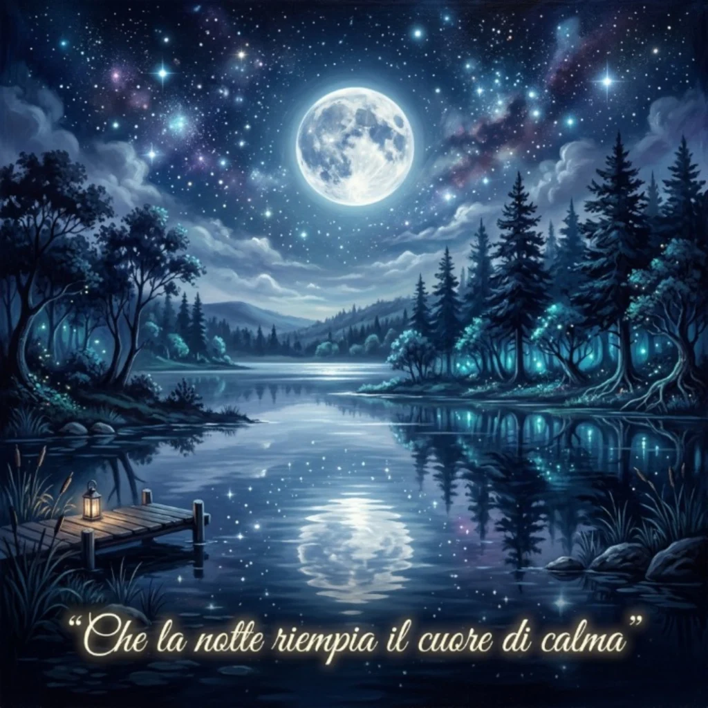 Che la notte riempia il coure di calma