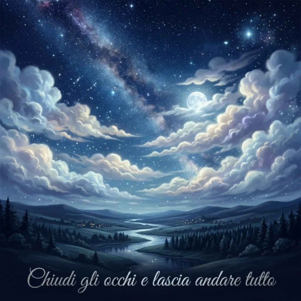 Chiudi dli occhi e lascia andare tutta