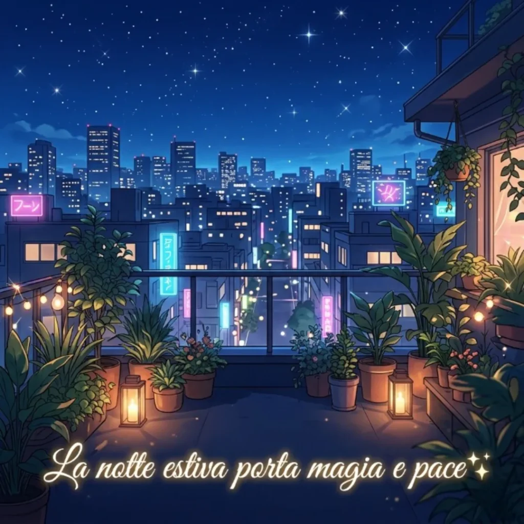 “La notte estiva porta magia e pace