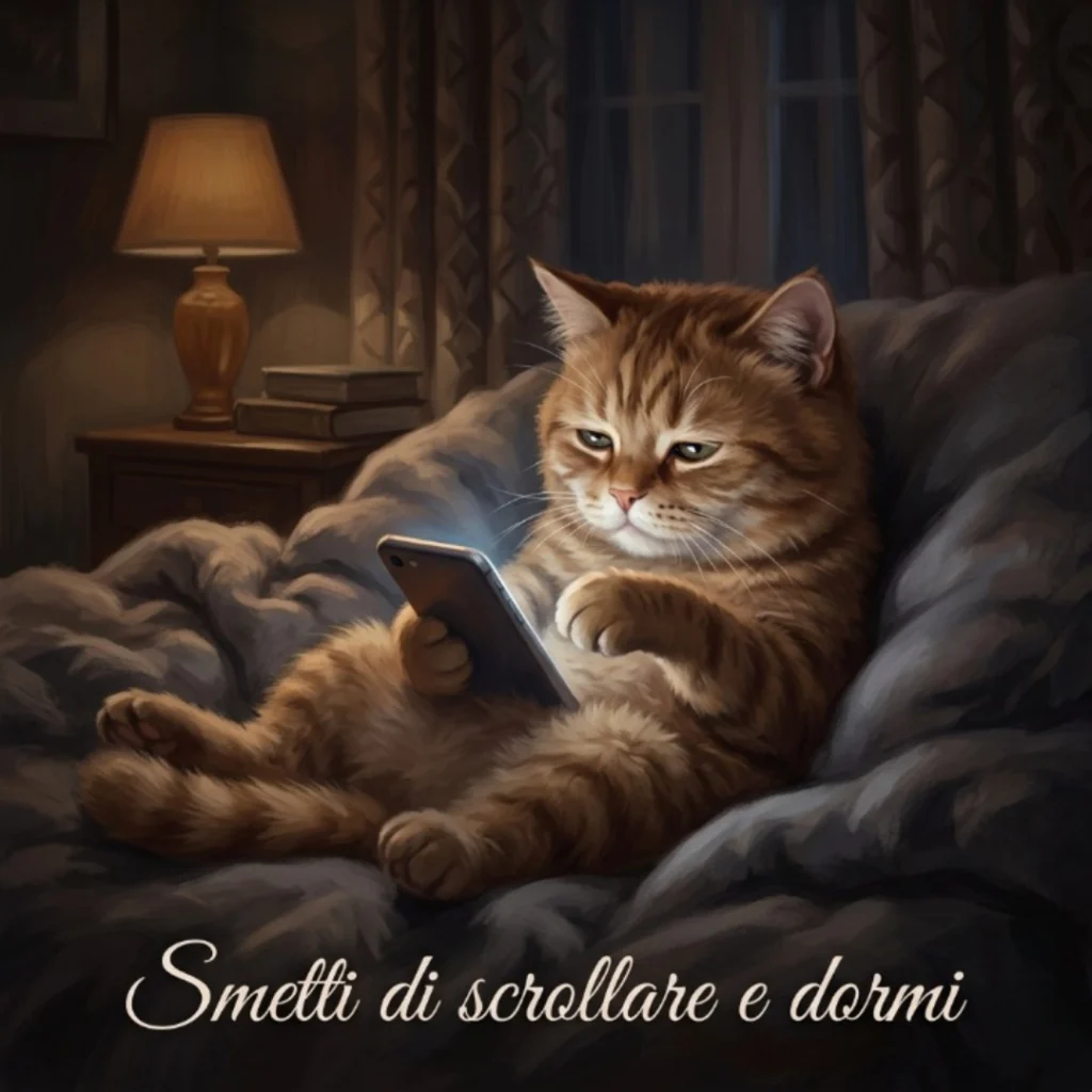 Smetti di scrollare e dormi