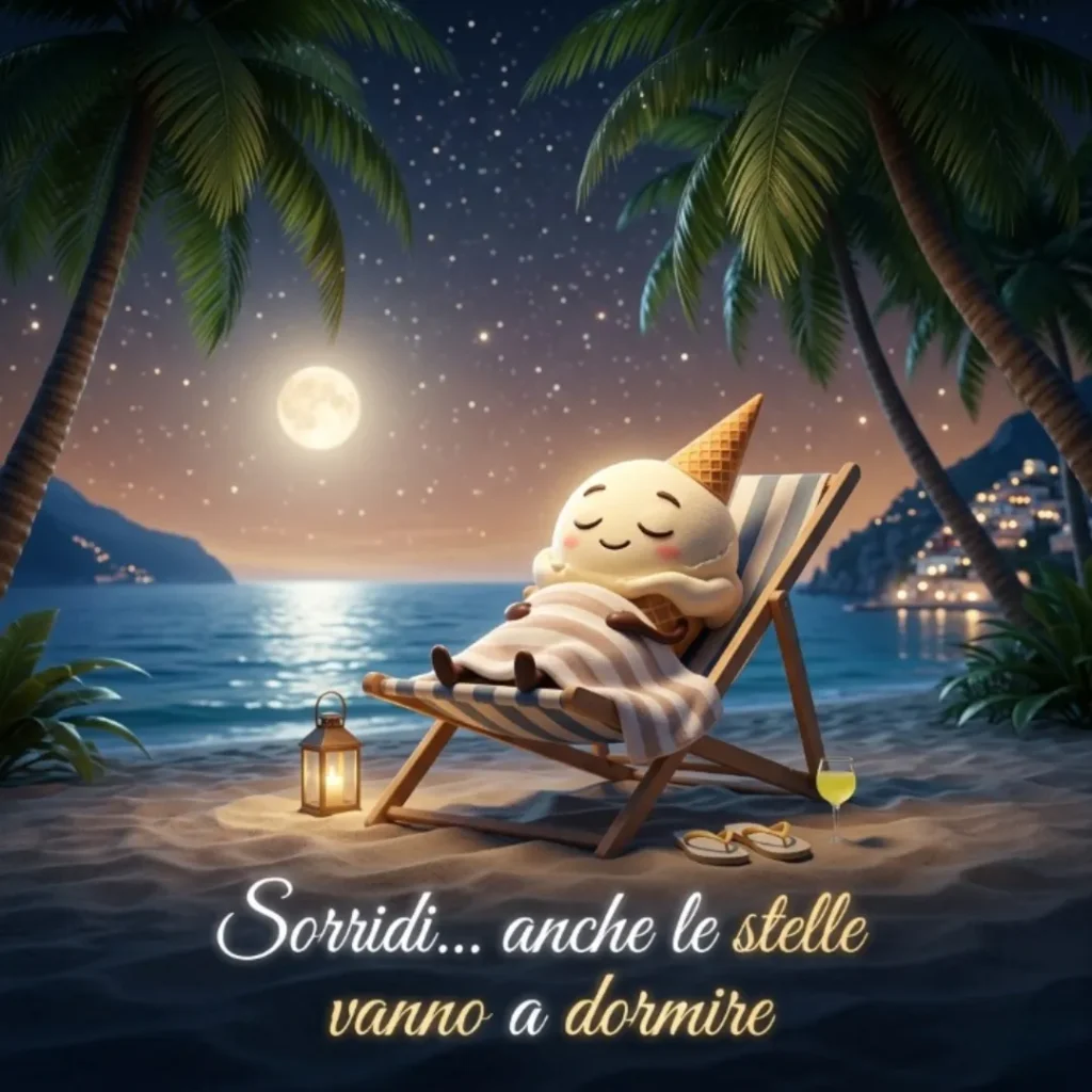 Sorridi… anche le stelle vanno a dormire